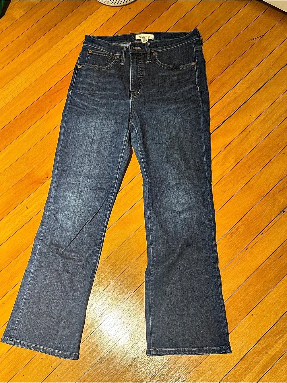 Madewell Cali Demi-Boot Jeans in Blue Waist 27